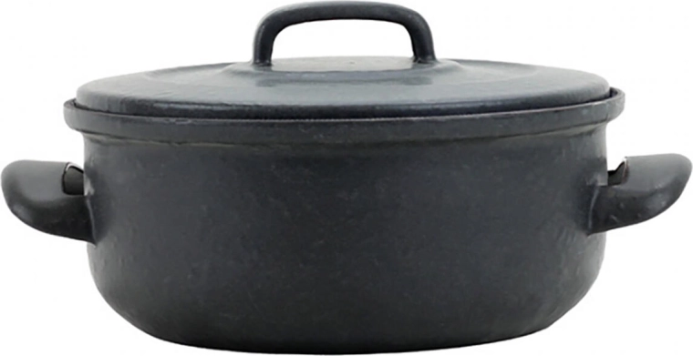 Emaljeret gryde med låg BSE 18 cm, 1,5 l