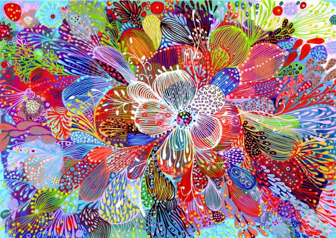 Enjoy Puzzle Blomster af Revolutionen 1000 brikker