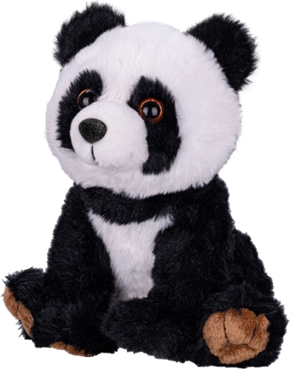 Kæleblød panda 25 cm – blød ledsager til spædbørn og børn