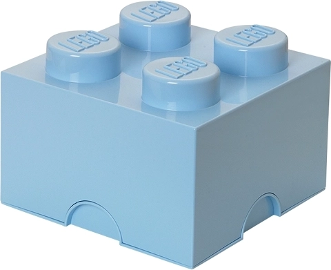 LEGO opbevaringsboks 4 lyseblå