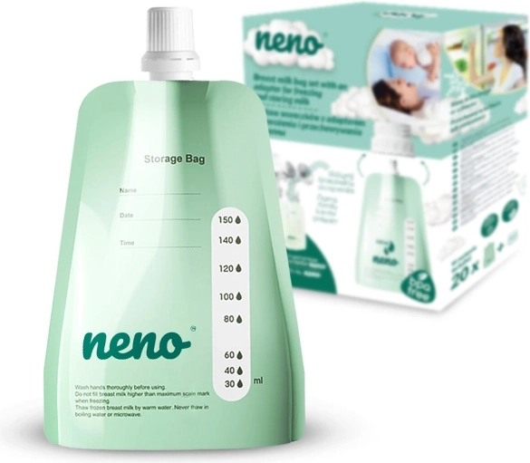 Neno poser til opbevaring af modermælk 150 ml, 20 stk.
