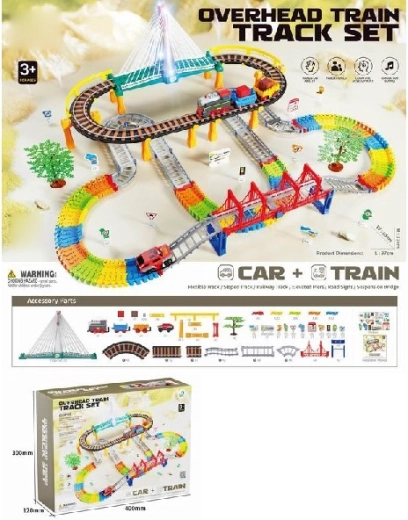 Elektrisk togbane med 212 dele