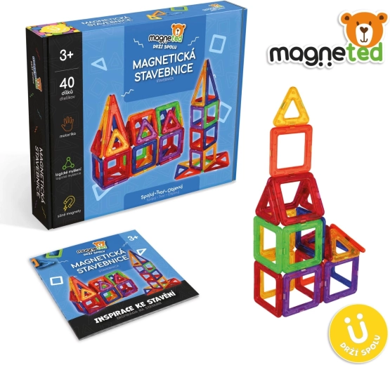 Magnetisk byggesæt Magneted, 40 dele