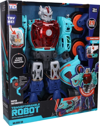 Autorobot-transformersæt med robotter, 29 dele