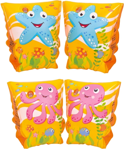 Oppustelige armbånd til børn 23 × 14 cm – mix af motiver