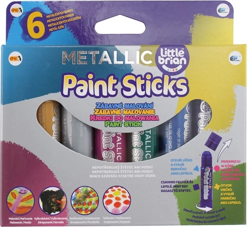 Little Brian Paint Sticks metalliske farver