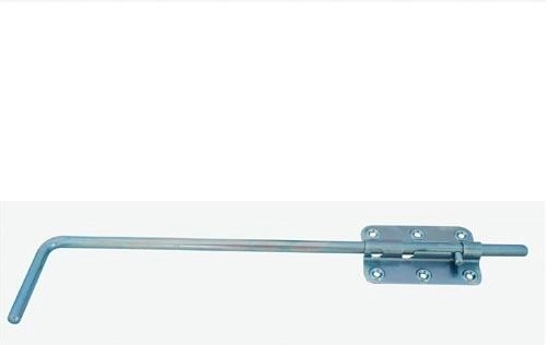 Lang dørgitterskyder 400 mm, galvaniseret