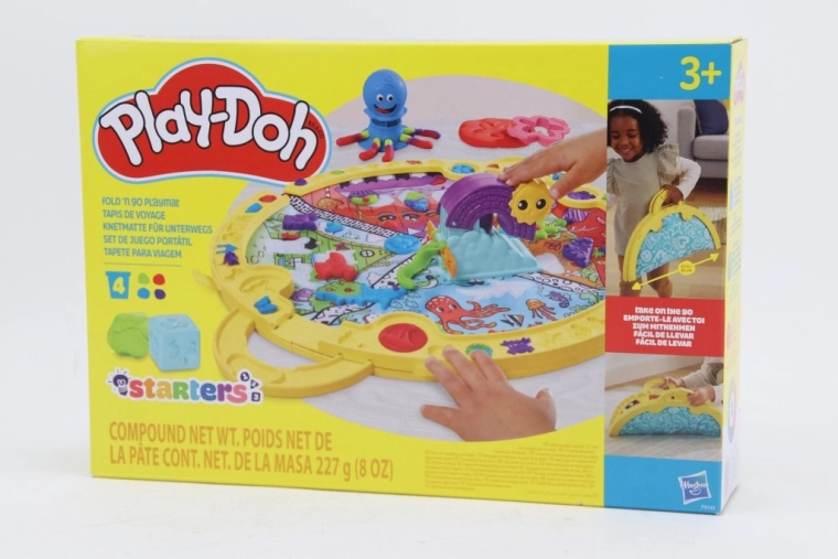 Play-Doh sammenklappelig legemåtte og taske 2-i-1