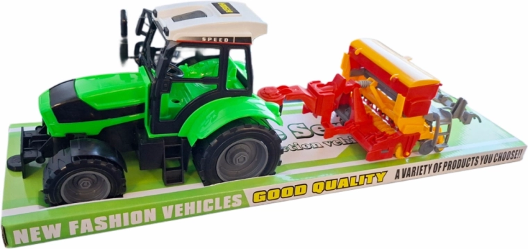 Traktor til små landmænd med trailer
