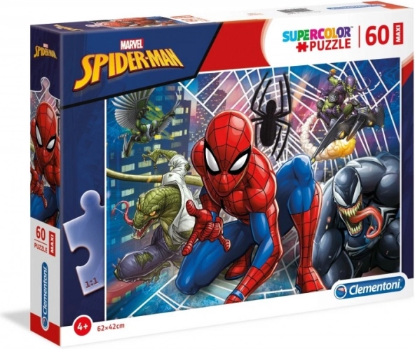 Puslespil 60 brikker Maxi Super Color – SPIDER-MAN