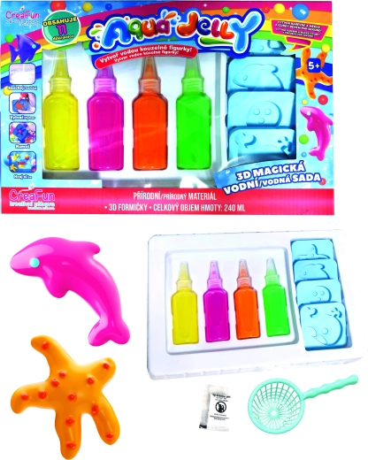 Aqua Jelly 3D magiske figurer kreativt sæt