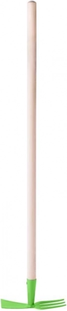 Børne hakke med dobbelt funktion og træskaft 75 cm