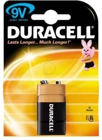 Alkalisk batteri 9V DURACELL Basic