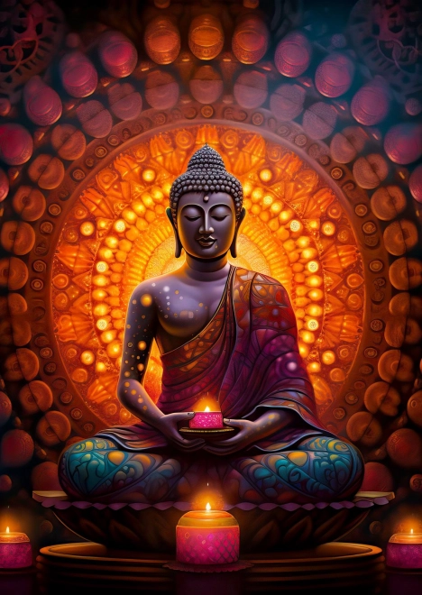 Beroligende puslespil med 1000 brikker