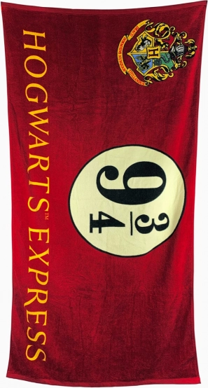 Håndklæde Harry Potter perron 9 3/4, 75 × 150 cm