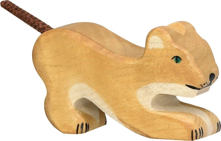 Holztiger lille legende løveunge - 1 stk.