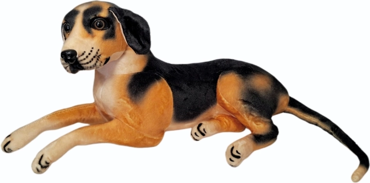 Plys hund - 1 stk.