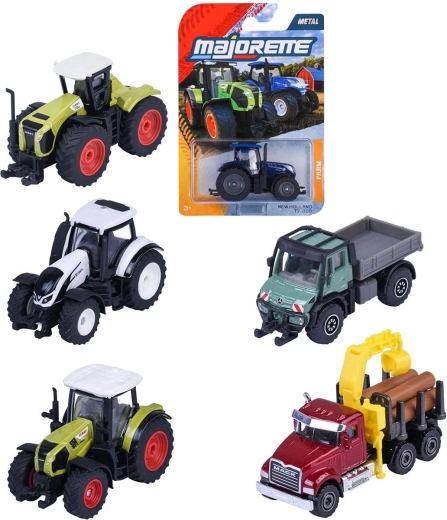 Majorette landbrugskøretøj i metal eller traktor - 1 stk.