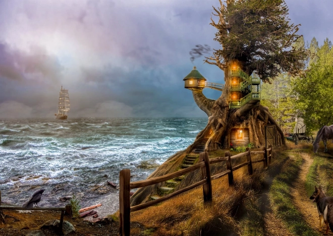 Enjoy puslespil Magisk Fyrtårn