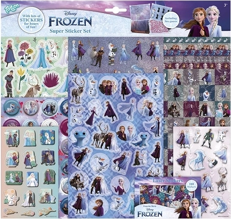 Disney Frozen super klistermærkesæt