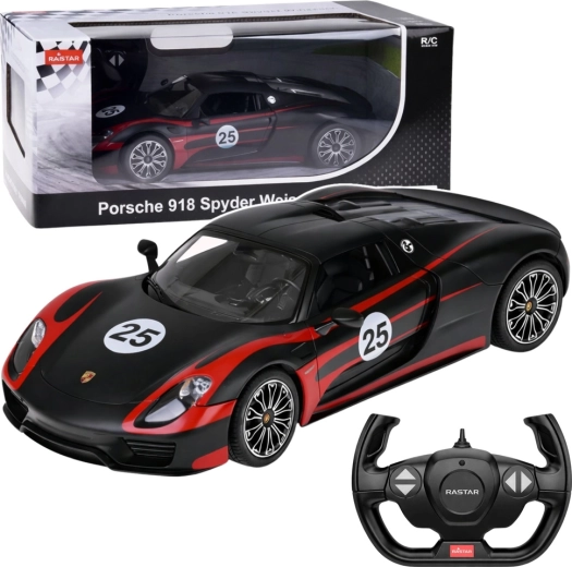RC bil PORSCHE 918 Spyder Performance 1:14 sort Rastar