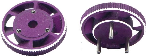 Svinghjul HighFlow Venti-Turbo 1:10 til aksel på 5,1 mm