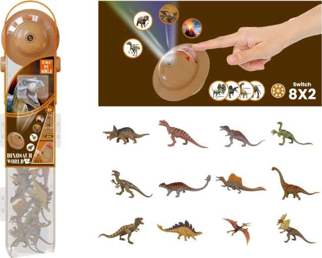 PLEJO dinosaurer med projektor