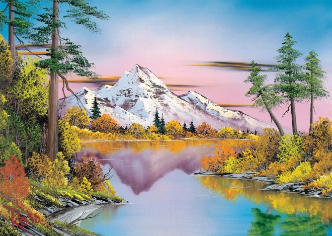 Puzzle Bob Ross: Reflektioner 1000 brikker