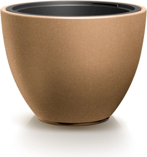 Plantekrukke med indsats HEOS Eco Wood, diameter 56,9 cm, farve Naturo Eco