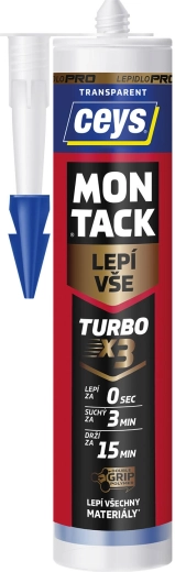 Ceys Montack Turbo montageklæber transparent 290 ml