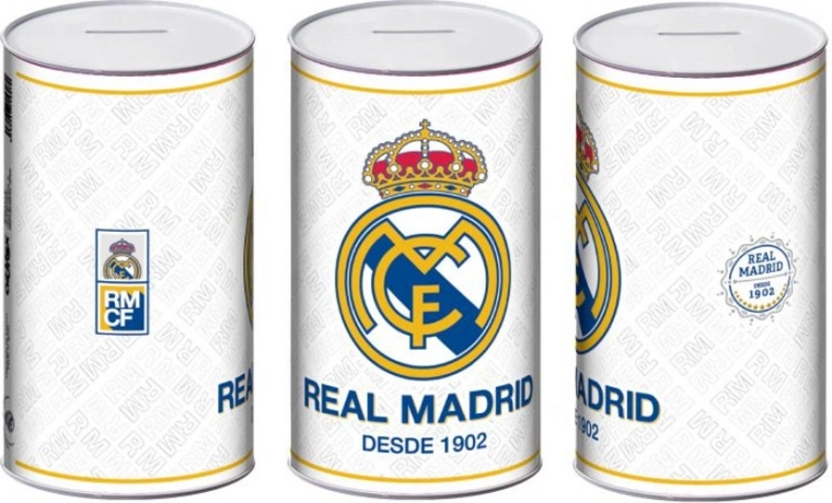 Metalsparbøsse Real Madrid 10 × 10 × 17,5 cm