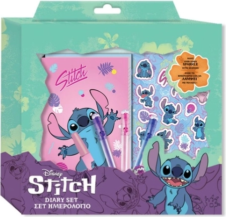 Dagbog med pailletter Lilo & Stitch