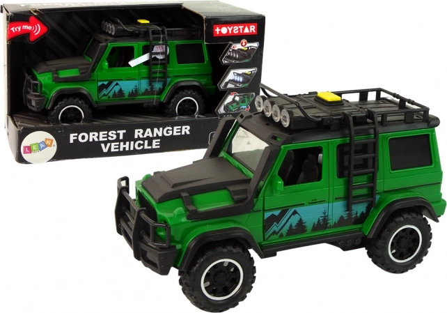 Terrængående bil 1:14 Lys Lyd Grøn