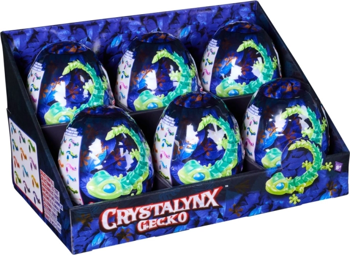 Fleksibel gekko CRYSTALYNX i mystisk æg