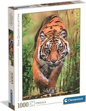 Clementoni puslespil 1000 brikker High Quality Collection The Hunter’s Path – tiger