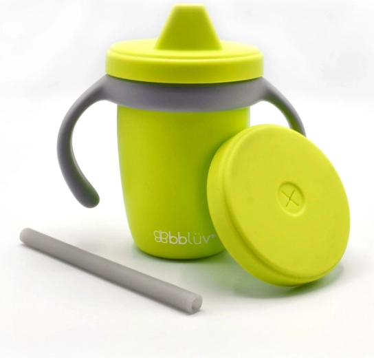 BBLÜV sippy cup voksende silikonekop lime
