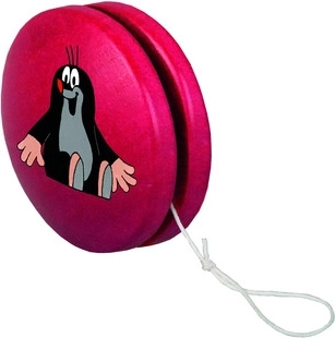 Jojo rød med motiv af Krtek