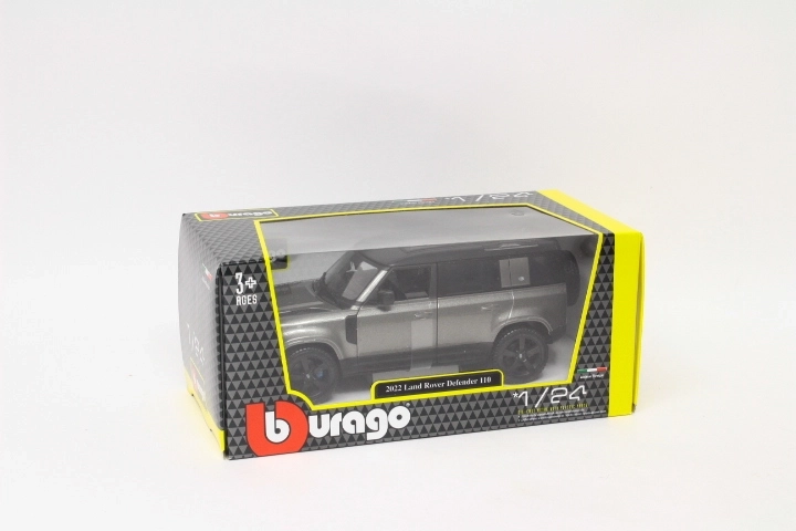 Bburago Land Rover Defender 110 2022 grå metallic 1:24