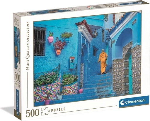 Clementoni puslespil 500 brikker – den bedste gade i Chefchaouen