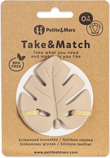 Petite&Mars silikone bidelegetøj Take&Match desert sand 0m+