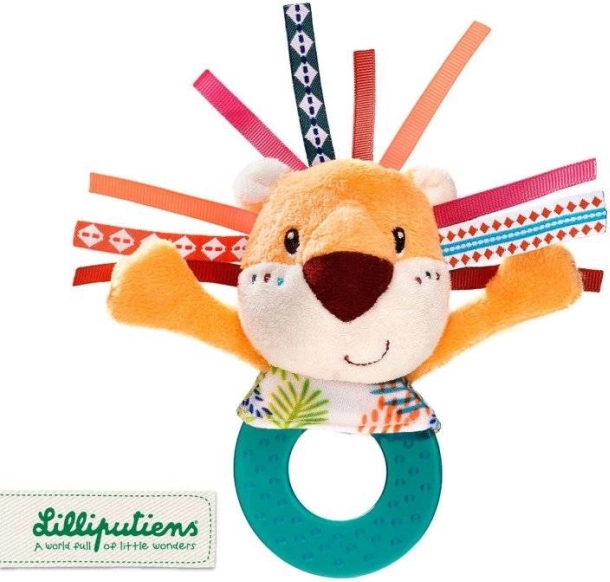 Lilliputiens - Rasle med Bidering Løve Jack til Babyer