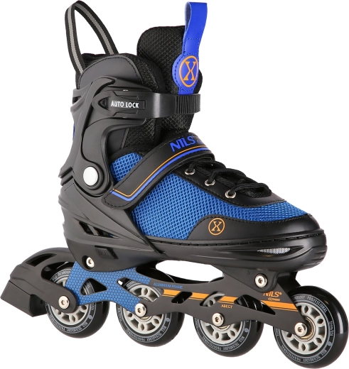 Rulleskøjter og isskøjter 2-i-1 NILS Extreme NH18188A, sort-orange – M (34-38)