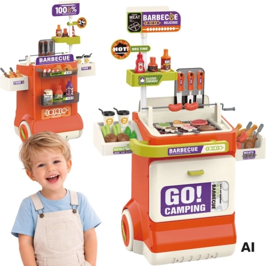 Woopie interaktiv grillvogn BBQ - 1 stk.