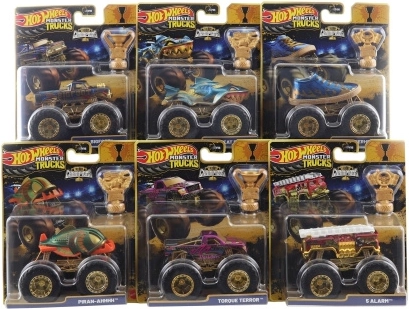 Hot Wheels Monster Trucks Bigfoot Trophy Champions – samlermodel 1:64