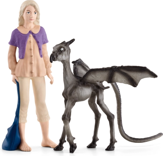 Harry Potter Luna Lovegood og et thestral-føl