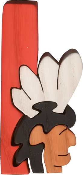 Fauna Alfabet - Bogstav I indianer