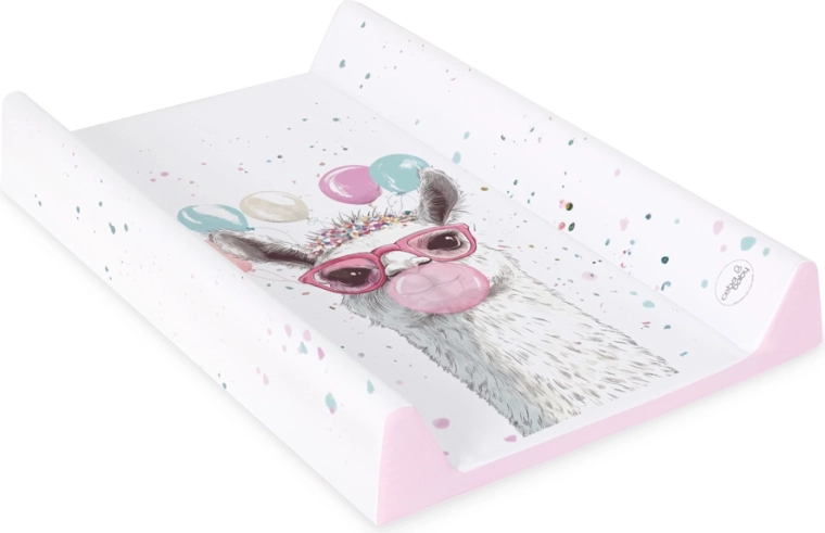 Ceba Baby blød puslepude Basic Crazy lama 50 × 70 cm