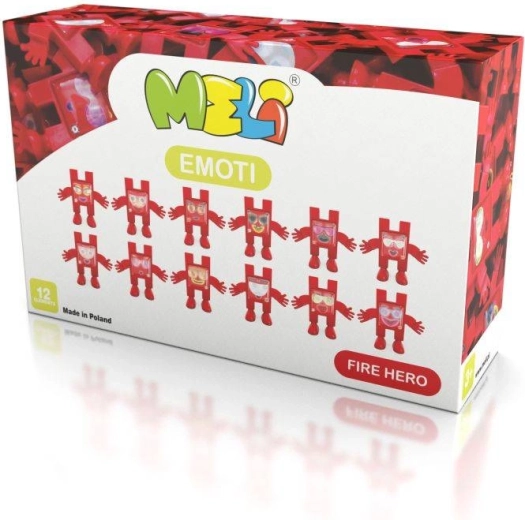 Meli Emoti byggesæt Brandmænd - 12 dele