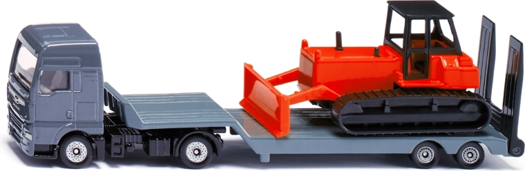 Siku Super lang lastbil med bulldozer 1:87
