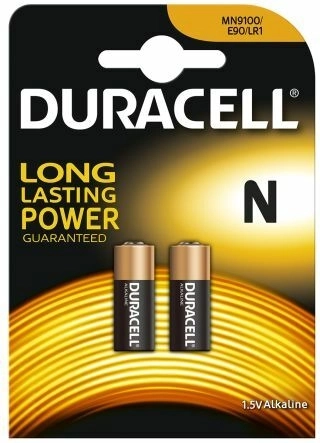Alkaliske batterier Duracell N 1,5 V, 2 stk.